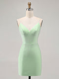 Bodycon Backless Short Homecoming Dress with Beading
