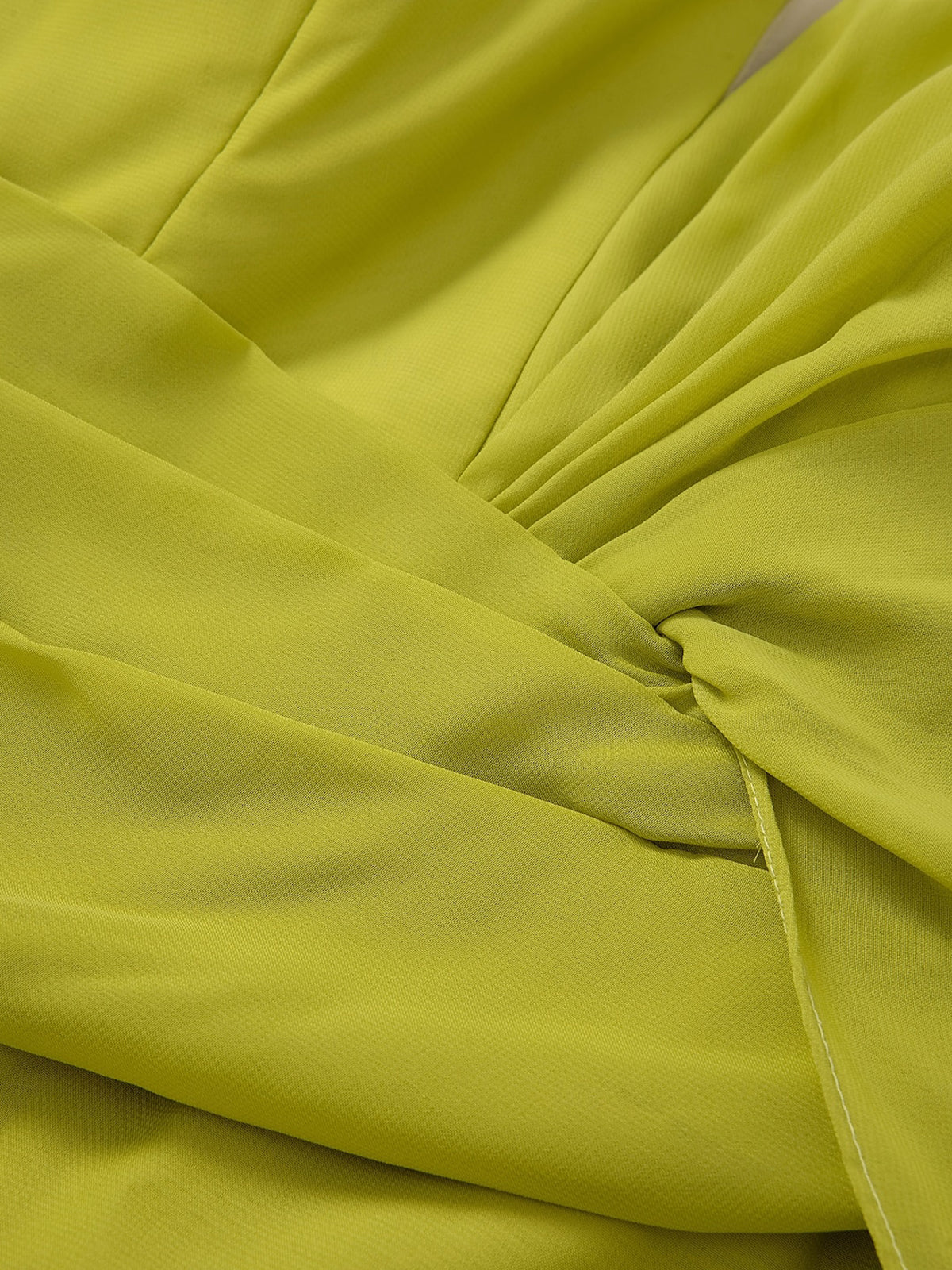 Lime Chiffon Sheath/Column V Neck Long Sleeves Floor Length Mother of the Bride Dresses