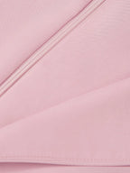 Damen rosa Spitzen V-Ausschnitt ärmelloser eleganter Jumpsuit