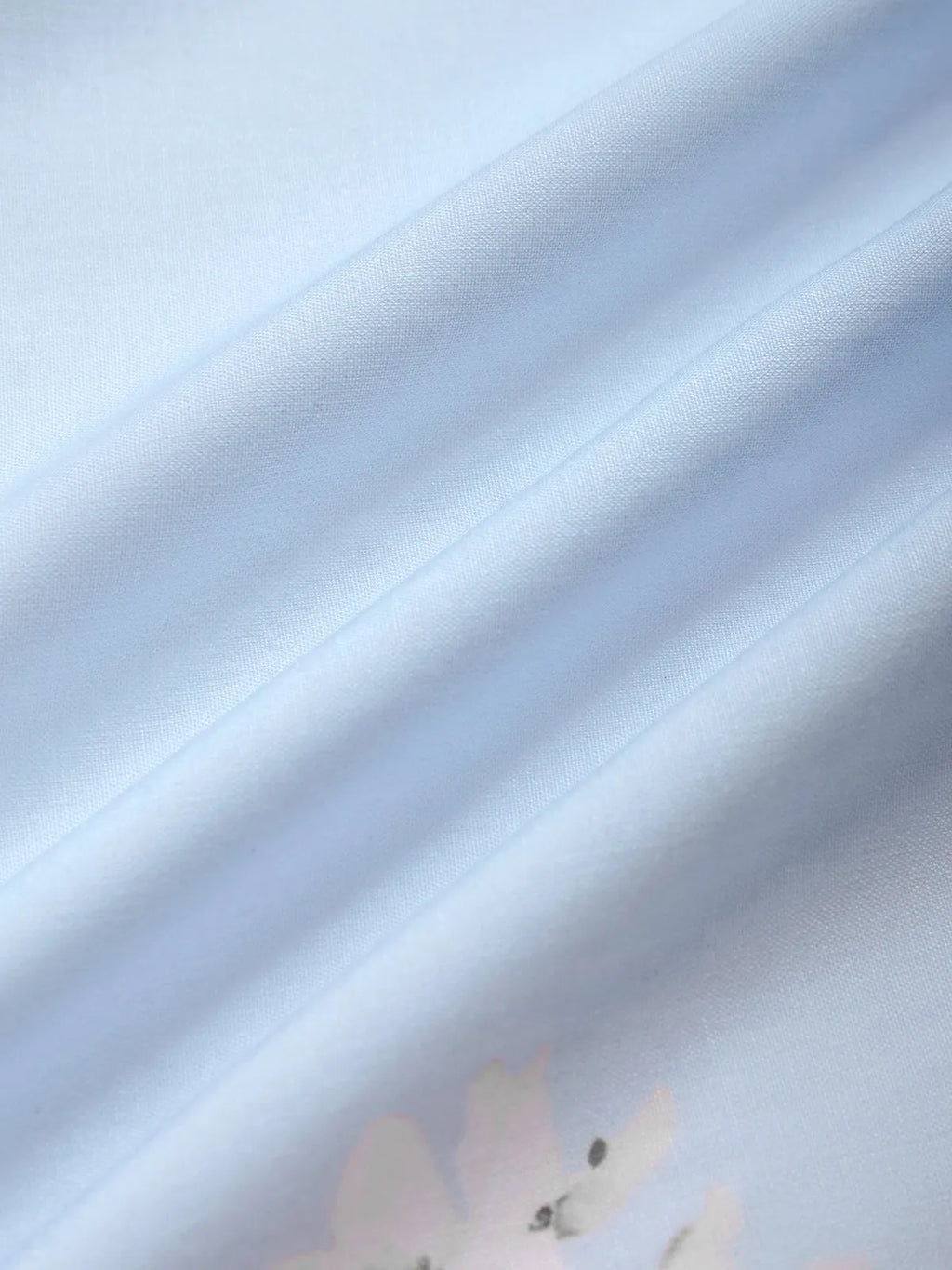 Hellblaues florales ärmelloses A-Linien Maxikleid mit V-Ausschnitt