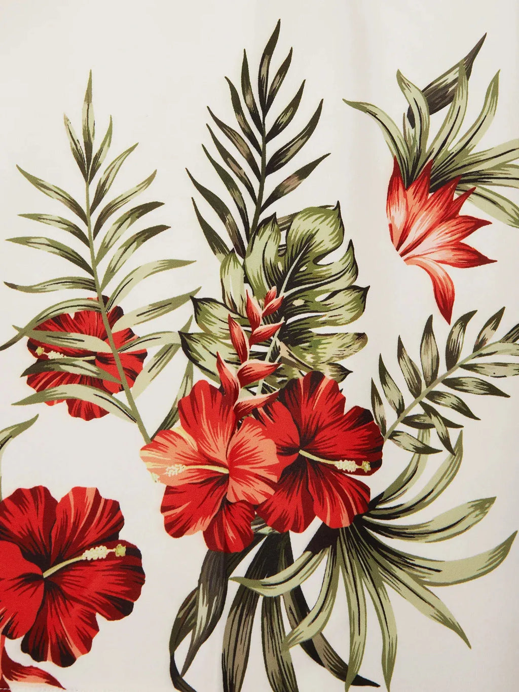 Damen cremeweißes, florales Jumpsuit mit Ausschnitten, Rundhalsausschnitt, ärmellos, Urlaub