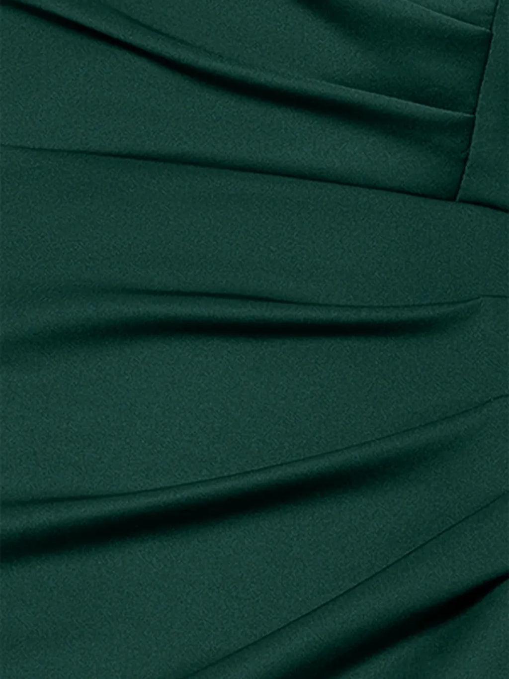 Trumpet/Meerjungfrau V-Ausschnitt Kurzarm Bodenlanges Stretch-Crêpe Kleid für die Brautmutter mit Rüschen