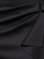 Trumpet/Mermaid V Neck 3/4 Sleeve Floor Length Stretch Crepe Mother of the Bride Dress With Ruffles