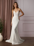Robe de mariée sirène en dentelle blanche