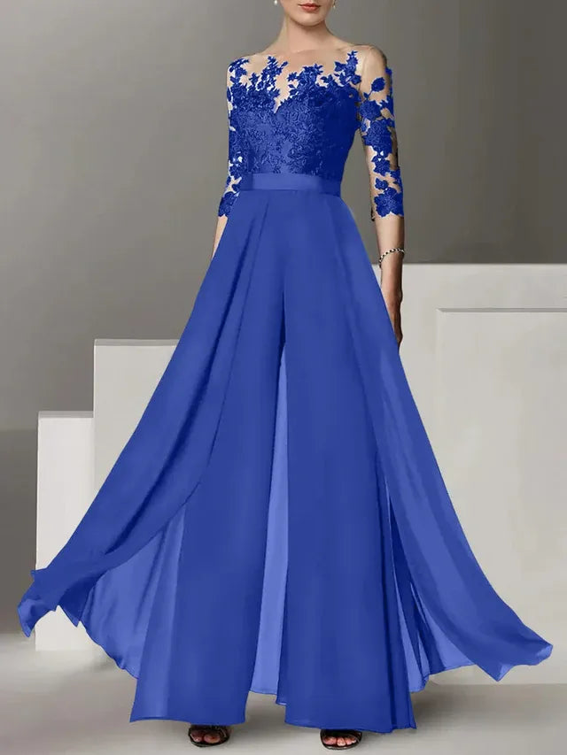 Abiti da madre della sposa a linea A/princess con applicazioni