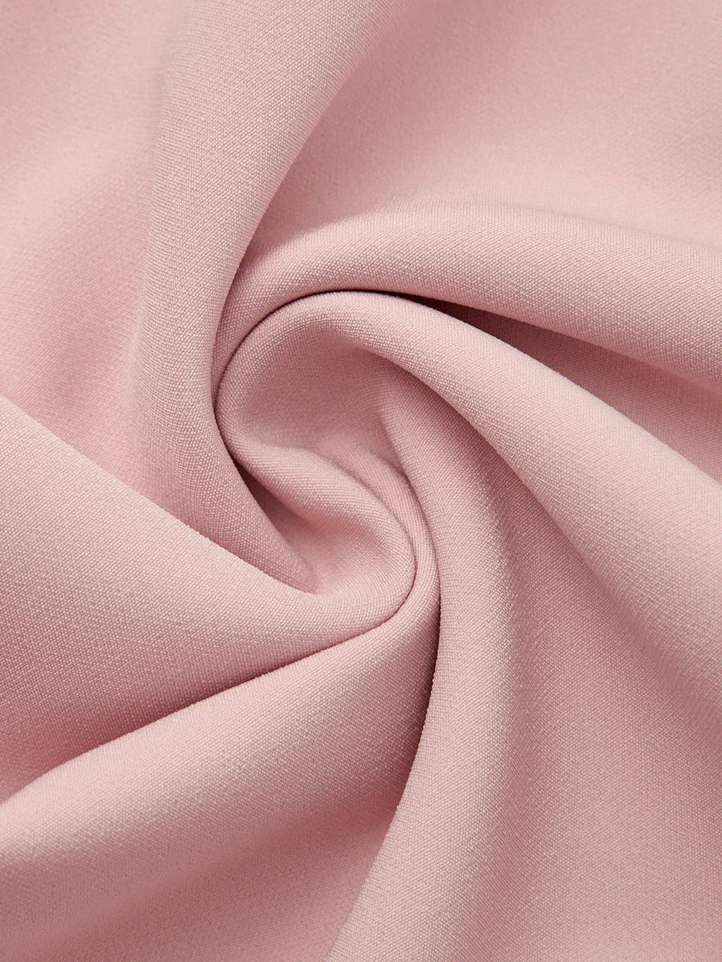 Vestido midi ajustado rosa con volantes, escote de hombros caídos y pedrería Rheinstone