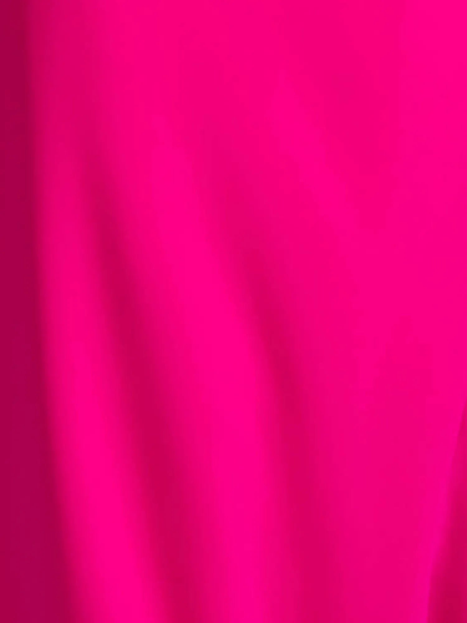 Hot Pink Stretch Crepe One Shoulder Ruched Floor-Length Evening Dress