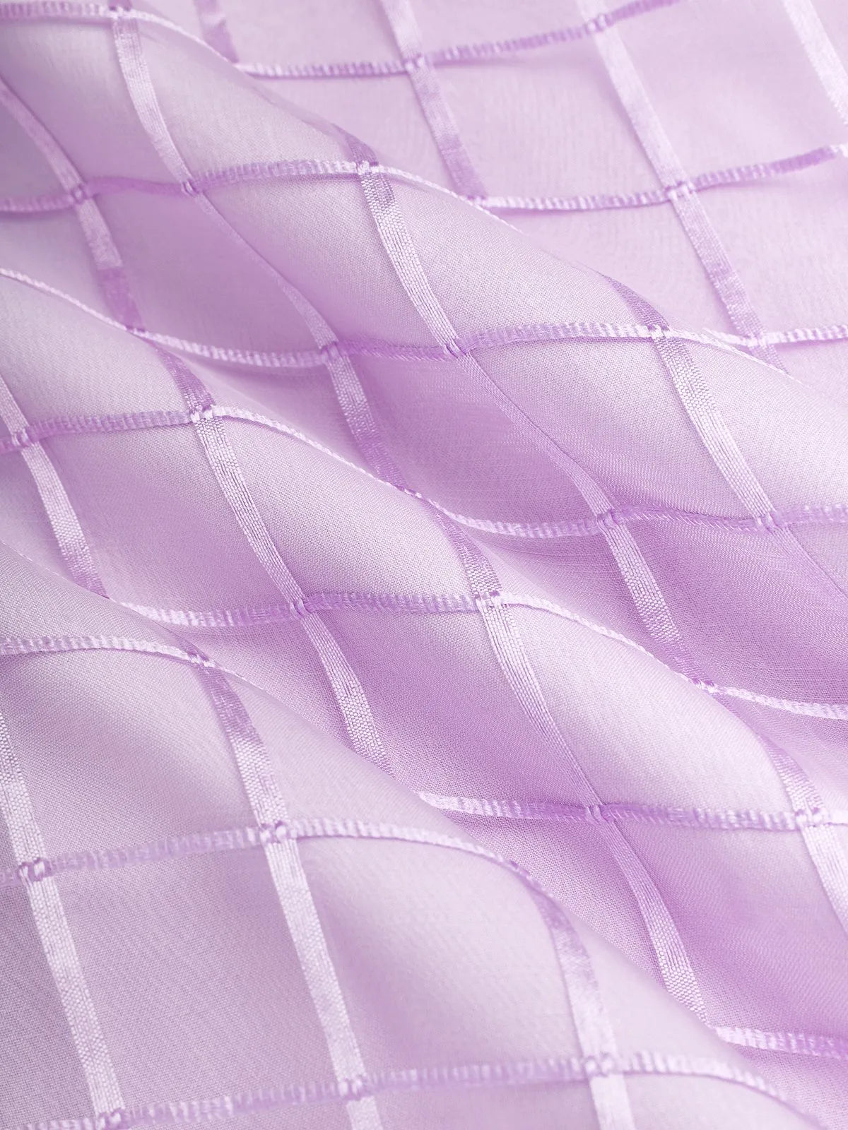 Vestido midi en línea A color lavanda púrpura con hebilla, cuello de camisa y sin mangas