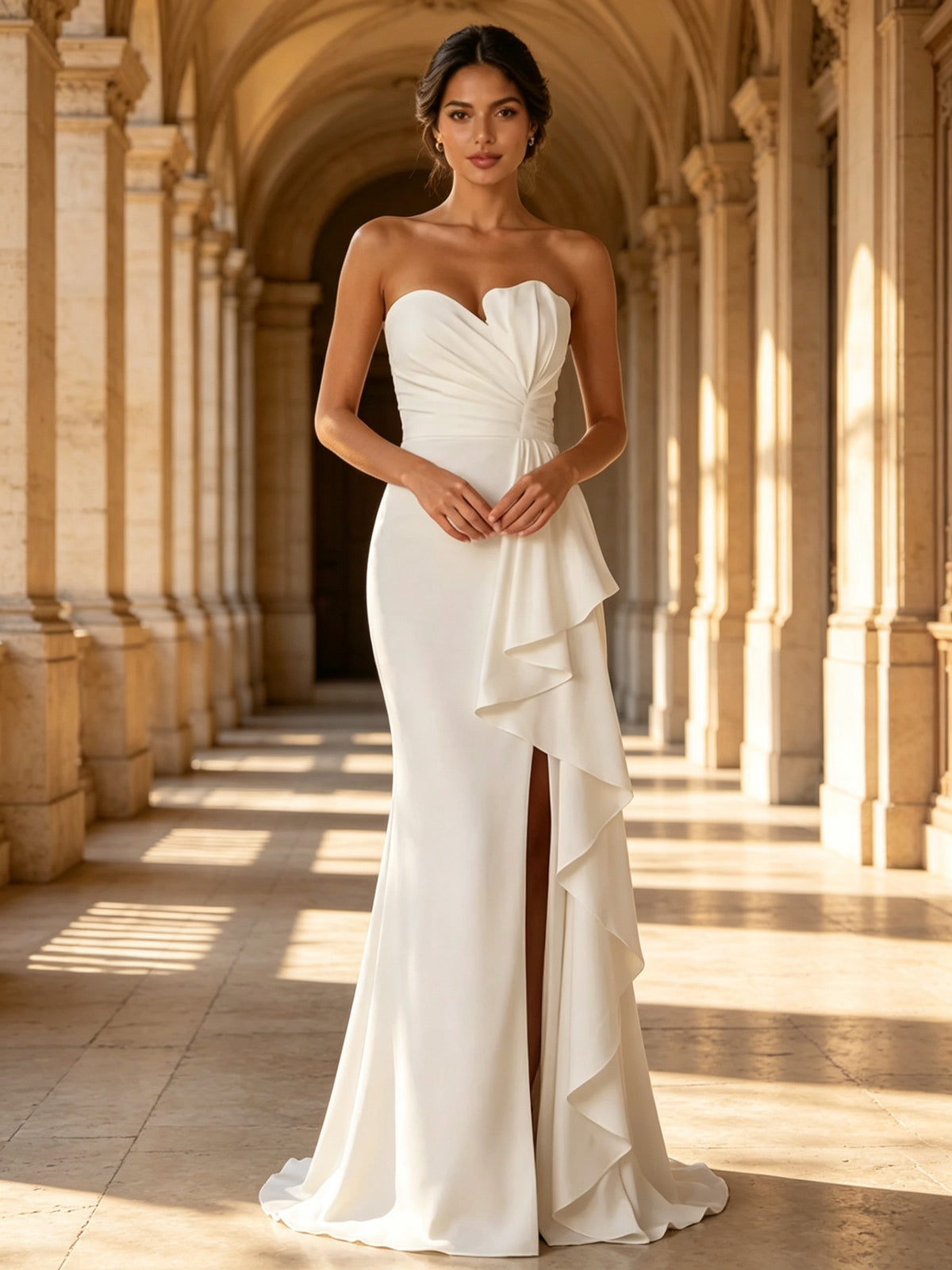 Strapless Sweetheart Mermaid Evening Dress