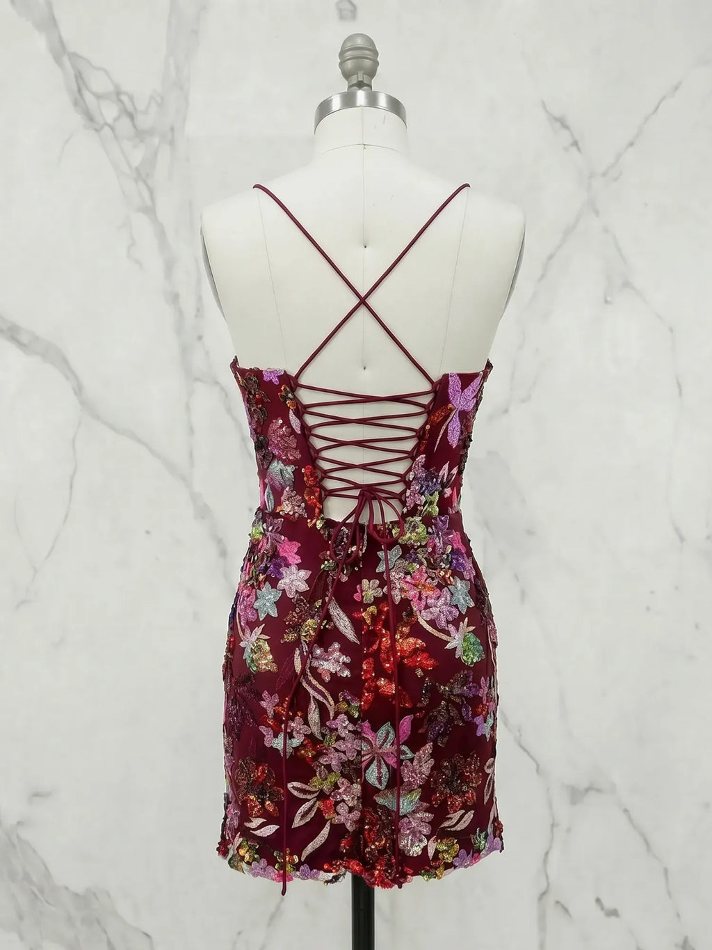 Strapless Beaded Tiered Ruffle Mini Homecoming Dresses